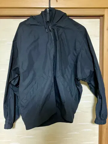 후디드 블루종 유니클로 U M 사이즈 블랙