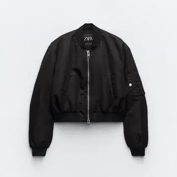 ZARA 크롭 나일론 봄버 자켓