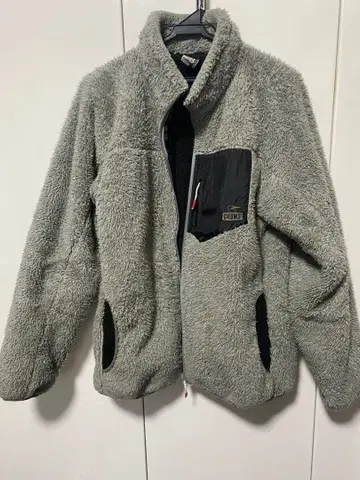 CHUMS 플리스 자켓 그레이