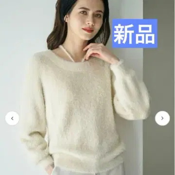 루니 워셔블 페더얀 니트 풀오버