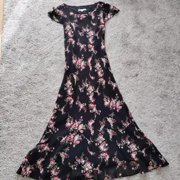 LAURA ASHLEY 꽃무늬 플레어 원피스 사이즈 9