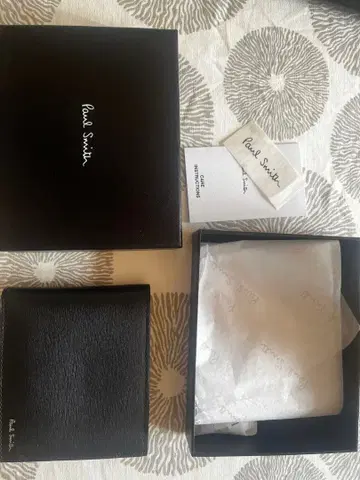 폴 스미스 이단 접이식 지갑 블랙