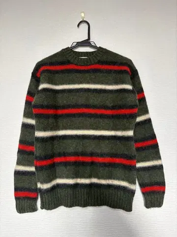 BEAMS 보더 니트 M