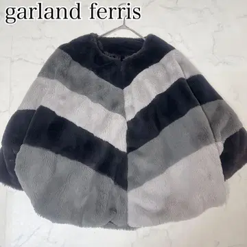 garland ferris 퍼 노카라 자켓 그레이 계열