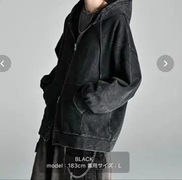 [ welise x 이누카이 쿄 ephemeral ] 더블 집업 후드티