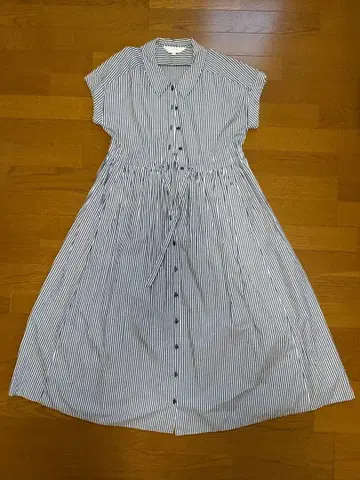 투 비 바이 에네스베 코튼 스트라이프 원피스 사이즈 36