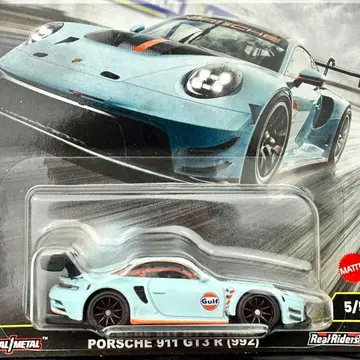 핫휠 프리미엄 미니카 포르쉐 911 GT3 R 걸프