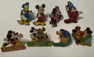 미키 미니 도날드 핀 배지 8개 세트 디즈니
