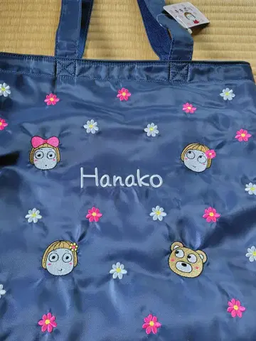 키키프리 하나코 자수 토트백 미사용품