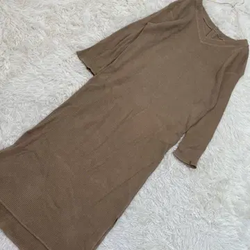 그린 라벨 릴랙싱 니트 원피스 베이지 F 고급