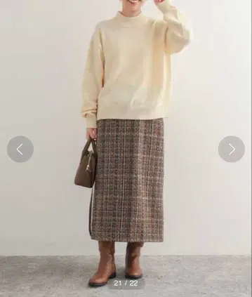 울 트위드 스커트 URBANRESEARCH