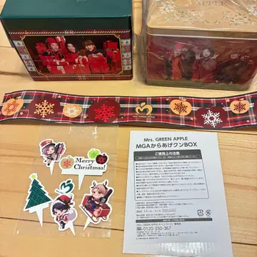 Mrs. GREEN APPLE 크리스마스 기프트 박스 카라아게쿤 캔