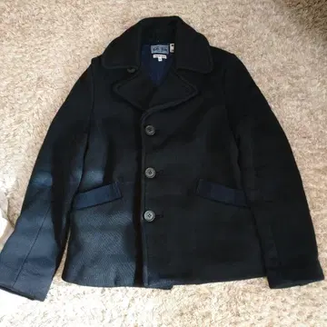 BLUE BLUE JAPAN 블랙 피 코트 사이즈 2