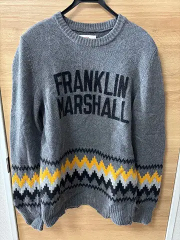 FRANKLIN MARSHALL 그레이 스웨터 L