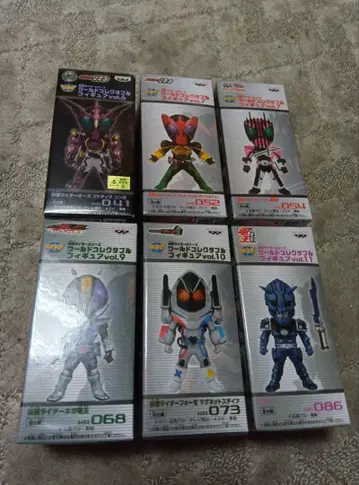 미개봉 새상품 가면라이더 시리즈 월드 컬렉터블 피규어 6점