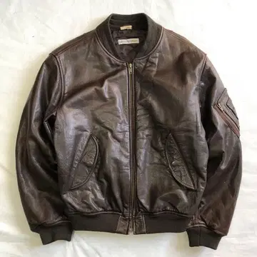 90s EMPORIO ARMANI leather bomber jacket