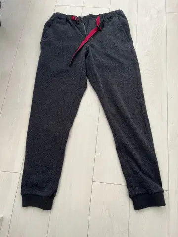 그라미치 본딩 니트 플리스 내로우 리브 팬츠 M 사이즈