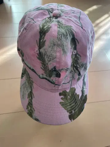 리얼트리 핑크 카모플라쥬 캡 y2k 스트릿 그런지