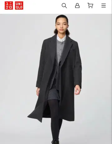 유니클로 롱 코트