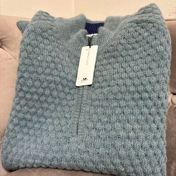 SIMPLE LIFE 하프 지퍼 니트 스웨터 3L 블루 초특가!!