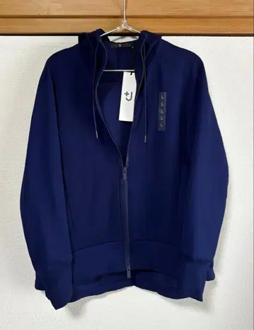 유니클로 +J 질 샌더 드라이 맨투맨 풀 집업 후드티 미사용 새상품