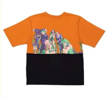 죠죠전 기념 티셔츠 오렌지 M