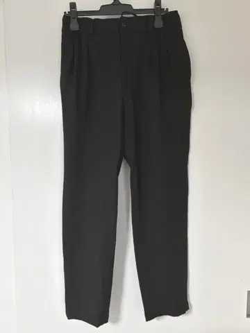 블랙 워크 팬츠