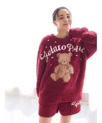 젤라또피케 HOLIDAY 젤라또 스노우 베어 자카드 풀오버