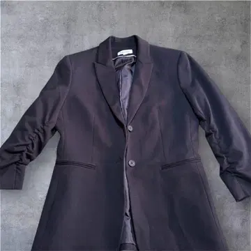 새상품급 Calvin Klein 테일러드 자켓 2버튼 S 스트레치