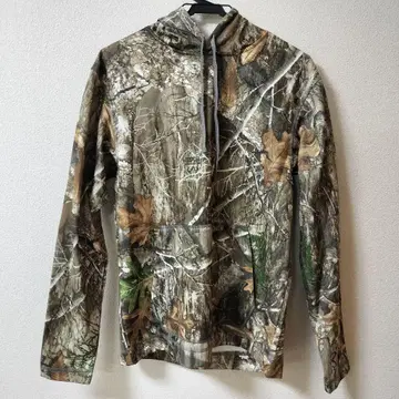 카모플라쥬 속기모 플리스 후드티 봄/가을용 S(일본 M)