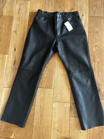 저널 스탠다드 블랙 가죽 팬츠 XL
