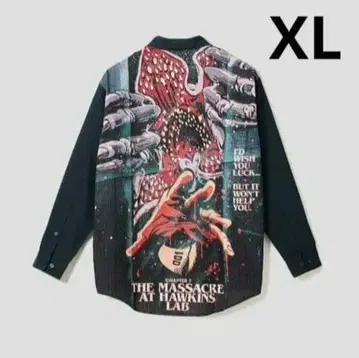 스트레인저 싱스 001 | 루즈핏 셔츠 남녀 공용 XL 새상품