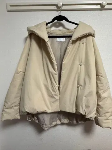 NOMINE 충전솜 볼륨 후드 블루종