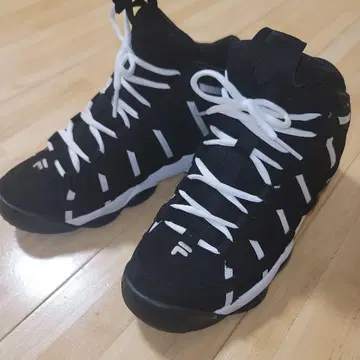 FILA 스니커즈 스파게티 블랙/화이트 29cm