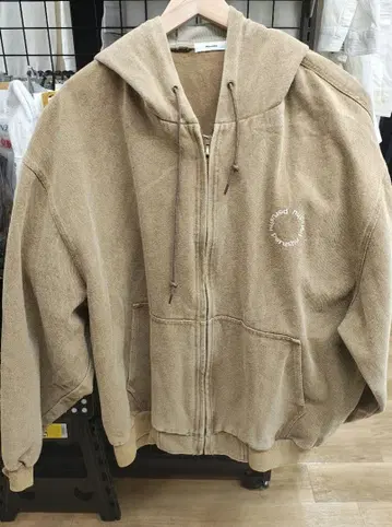 Perushu 풀 집업 플리스 후드티