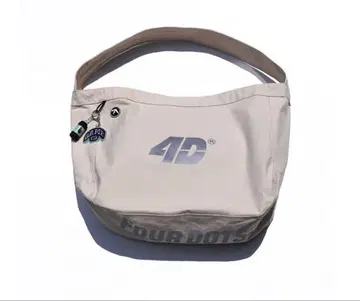 4D FOUR DOTS 베이지 토트백 (8 씰 포함)