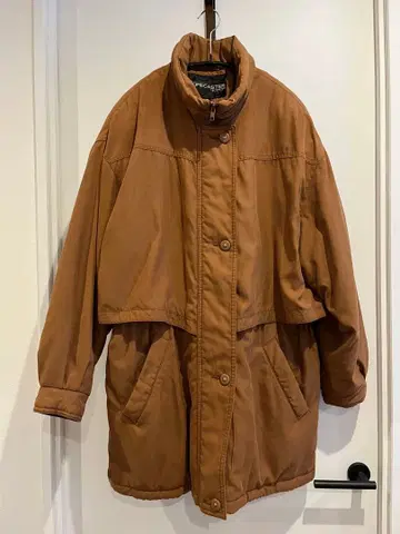 빈티지 패딩 하프 코트