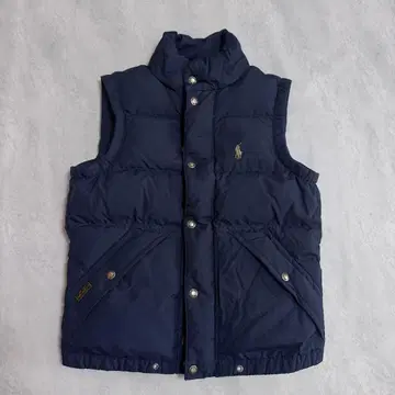 폴로 랄프로렌 다운 베스트 XS 네이비