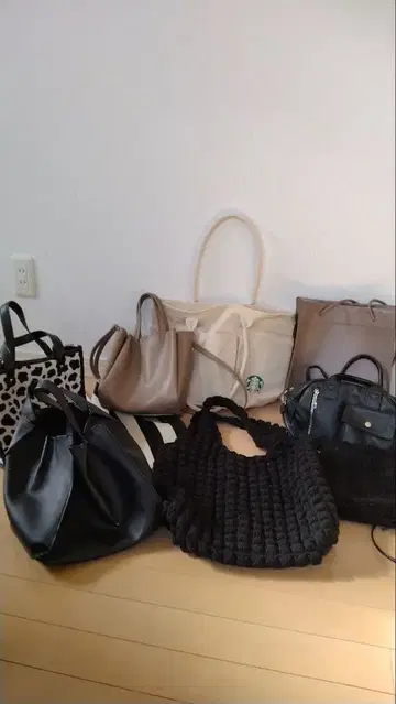 백 세트 다양한 디자인과 소재