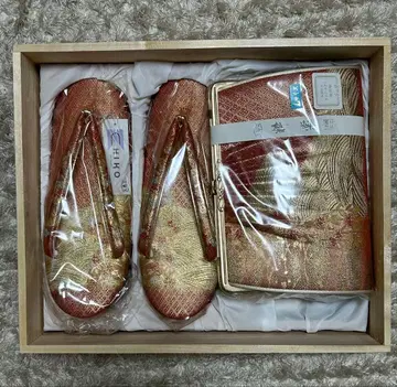 치아키 일본 의류 조리 백 세트 L 미사용