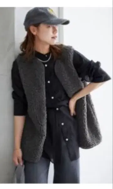 그레이 플리스 노카라 베스트