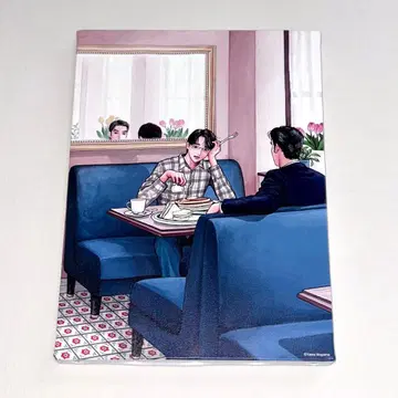 와야마 야마 가라오케 가자! 패밀리 레스토랑 가자. F4 캔버스 아트