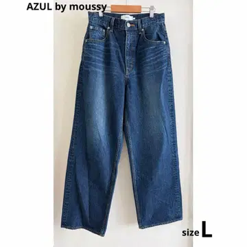 AZUL by moussy 하이 웨이스트 데님 와이드 II