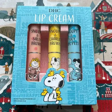 PEANUTS DHC 립 크림 3개입 [ 익명 배송 ]