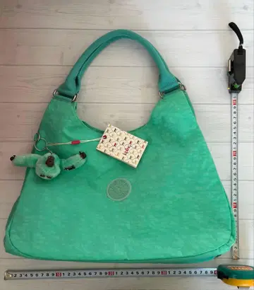 KIPLING 민트 그린 토트백