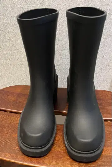 AIGLE 블랙 레인부츠