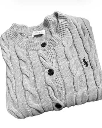 스카이블루 니트