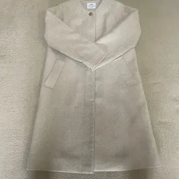 coen 크림 베이지 롱 코트