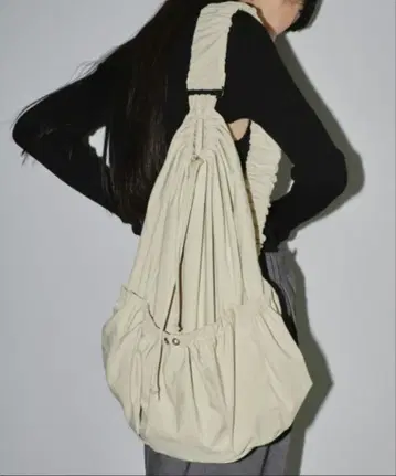 [ todayful ] 나일론 개더드 백