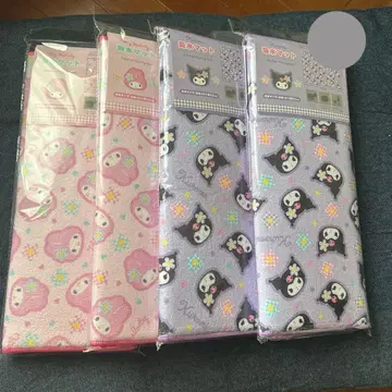 마이멜로디 쿠로미 흡수 매트 4종 세트 산리오